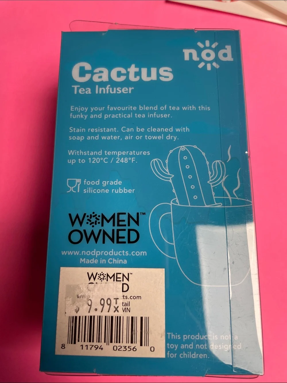 Brand New Nod Cactus Silicone Tea Infuser/Steeper🌵☕️🫖